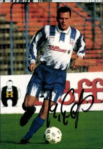 Autogrammkarte Fußballer Gernot Plassnegger, FC Hansa Rostock, Autogramm