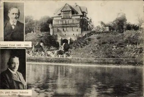 Ak Hansestadt Lübeck, Navigationsschule, Hundertjahrfeier 1808-1908, Eduard Thiel, Franz Schulze