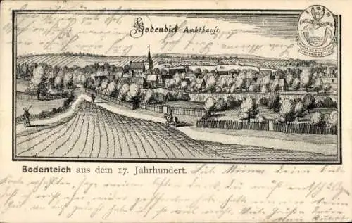 Ak Bad Bodenteich in der Lüneburger Heide, Ort im 17. Jahrhundert