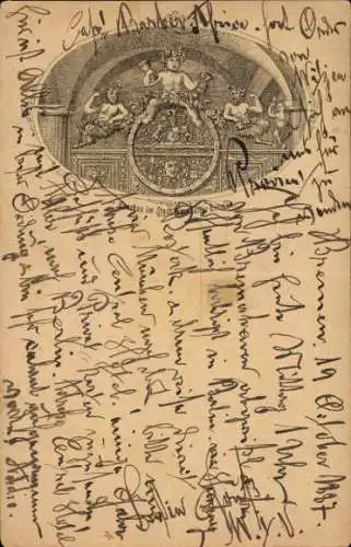 Vorläufer Litho Hansestadt Bremen, Bacchus im Ratskeller