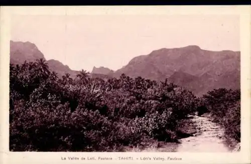 Ak Tahiti Ozeanien, Loti-Tal, Faulaua