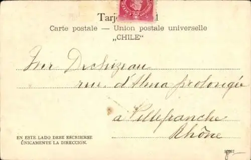 Ak Concepción Chile, Calle Comercio, Geschäfte Schlottfeldt, Gleisner