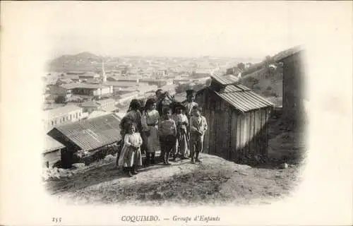 Ak Coquimbo Chile, Gruppe von Kindern