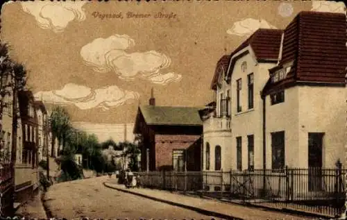 Ak Vegesack Hansestadt Bremen,  Bremer Straße