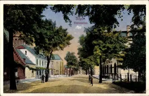 Ak Alpen am Niederrhein, Lindenallee