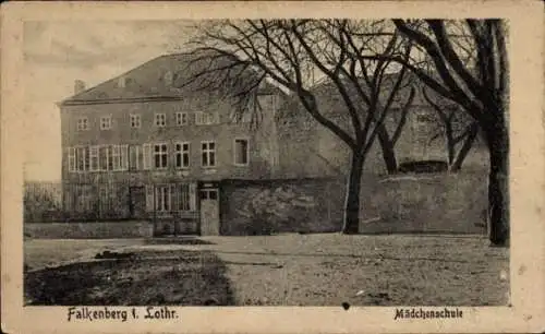 Ak Faulquemont Falkenberg Lothringen Moselle, Mädchenschule