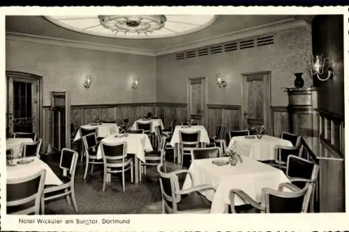 Ak Dortmund im Ruhrgebiet, Inneres des Hotel Wicküler am Burgtor, Königswall 4-6