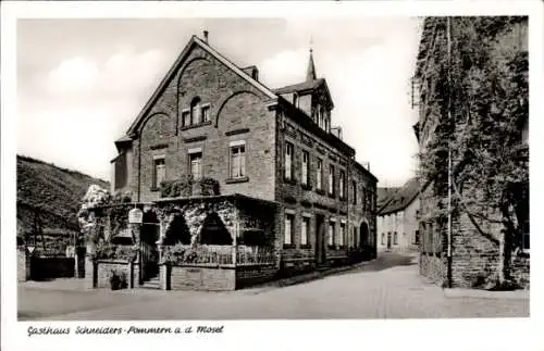 Ak Pommern an der Mosel, Gasthaus Schneiders