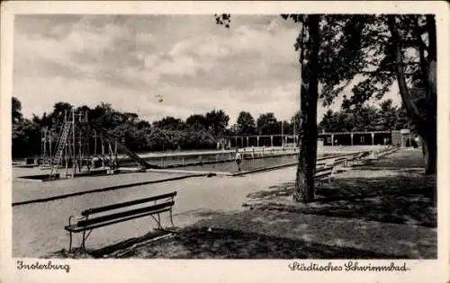 Ak Tschernjachowsk Insterburg Ostpreußen, Städtisches Schwimmbad