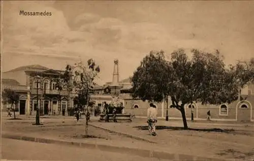 Ak Moçâmedes Mossamedes Angola, Teilansicht, Denkmal
