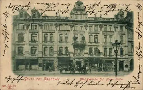 Ak Hannover in Niedersachsen, Hotel Bayrischer Hof, Inh. August Kasten