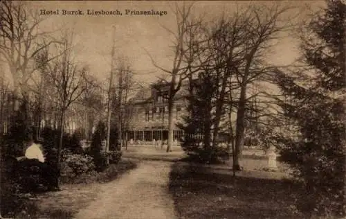 Ak Liesbos Breda Nordbrabant Niederlande, Liesbosch, Hotel Burck, Prinsenhage