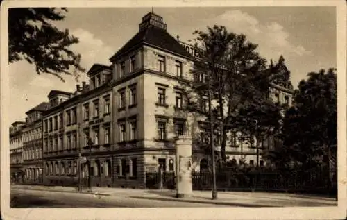 Ak Zwickau Sachsen, Hotel Wagner, Inh. G. Weller, Säule