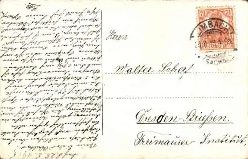 Ak Kaiserin Auguste Viktoria, Porträt beim Lesen