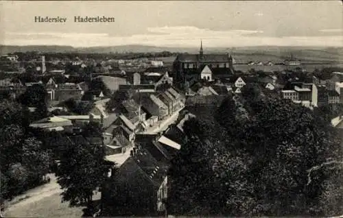 Ak Haderslev Hadersleben Dänemark, Gesamtansicht