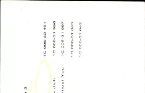 Foto Sängerin Jane Palmer, Portrait, Autogramm