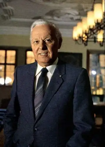 Foto Politiker Oskar Schubart, Oberbürgermeister der Stadt Rothenburg ob der Tauber, Autogramm