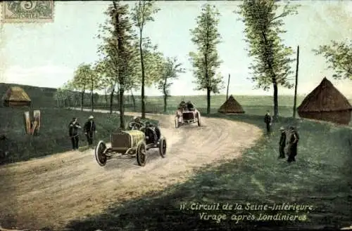 CPA Londinieres Seine Maritime, Circuit de la Seine-Inférieure