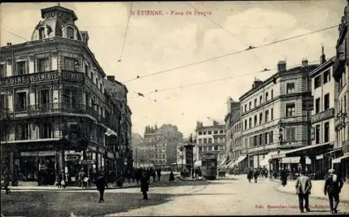 CPA Saint-Étienne Loire, Place du Peuple