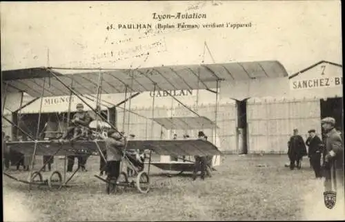 CPA Lyon-Aviation, Paulhan, Biplan Farman