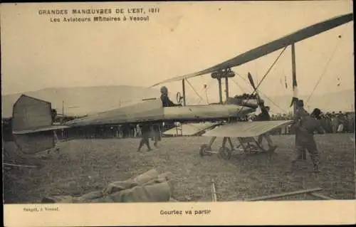 CPA Grandes manœuvres de l'Est de 1911