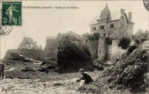 Ak Le Pouliguen Loire Atlantique, Pointe de Penchateau