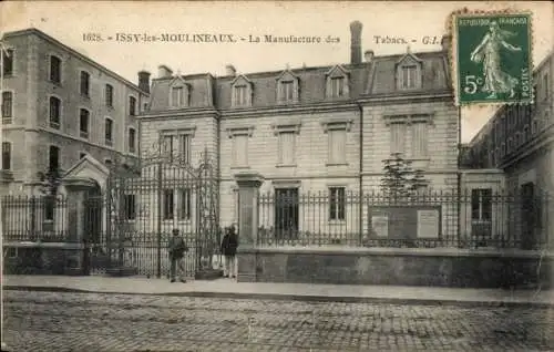 Ak Issy les Moulineaux Hauts de Seine, La Manufacture des Tabacs