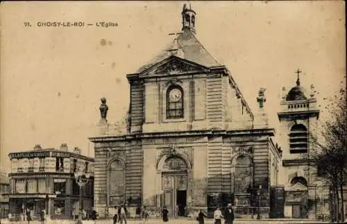 Ak Choisy le Roi Val de Marne, Kirche