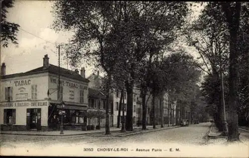 Ak Choisy le Roi Val de Marne, Avenue Paris
