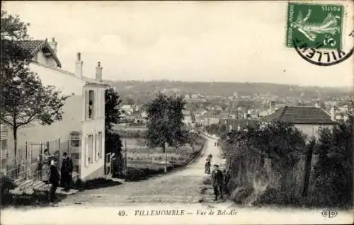 Ak Villemomble Seine-Saint-Denis, Rue de Bel Air