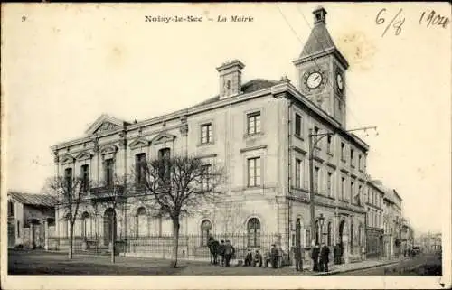 Ak Noisy-le-Sec Seine Saint Denis, Das Rathaus