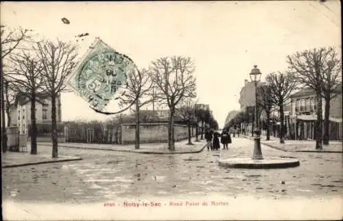 Ak Noisy le Sec Seine Saint Denis,Rond Point de Merlan