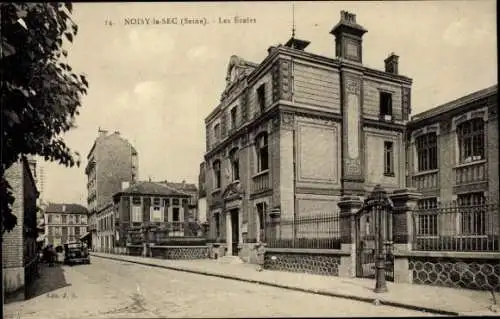 Ak Noisy le Sec Seine Saint Denis, Ecoles