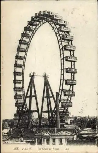 Ak Paris Frankreich, Riesenrad