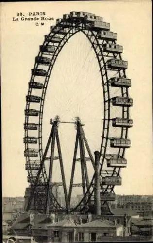 Ak Paris Frankreich, Riesenrad