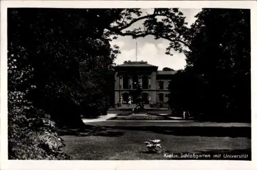 Ak Kiel, Schlofgarten, Universität,  Architektur, Parklandschaft