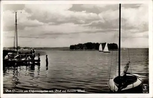 Ak Storkow in der Mark, Scharmützelsee, Segelboote