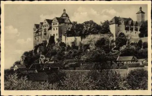 Ak Ranis in Thüringen, Burg