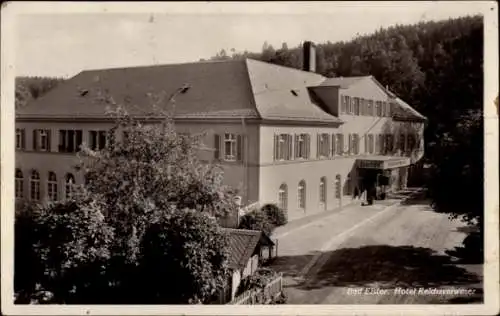 Ak Bad Elster im Vogtland, Hotel Reichsverweser