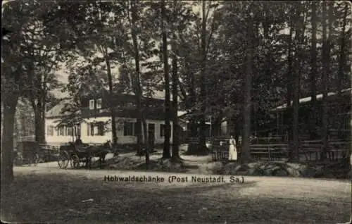Ak Neustadt in Sachsen, Hohwaldschänke