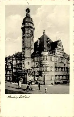 Ak Altenburg in Thüringen, Rathaus von  s Gebäude, keine Personen sichtbar