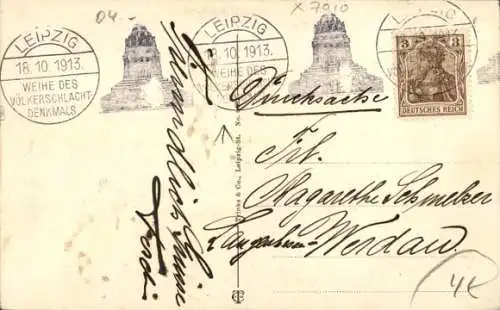 Ak Leipzig, Völkerschlachtdenkmal