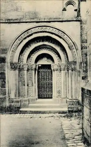 Ak Murrhardt in Württemberg, Walderichskapelle, Portal