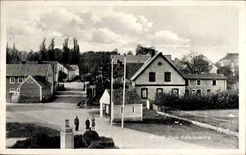 Ak Räckelwitz Oberlausitz, Räklewitz, Straßenpartie