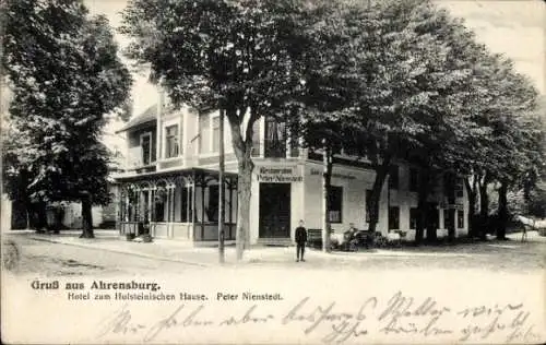 Ak Ahrensburg in Holstein, Hotel zum Holsteinischen Hause, Peter Nienstedt