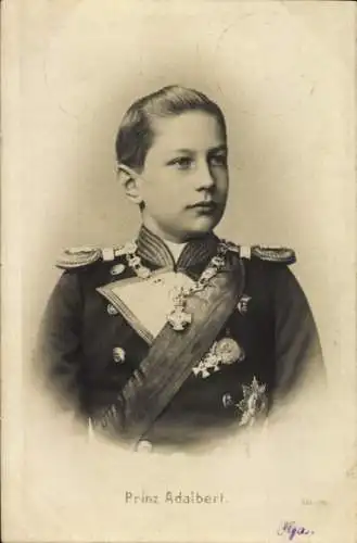 Ak Prinz Adalbert von Preußen, Portrait