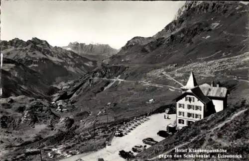 Ak Unterschächen Kanton Uri Schweiz, Klausenpass, Hotel