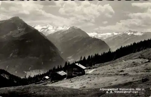Ak Neukirchen am Großvenediger in Salzburg, Gasthof Skihütte Steineralm