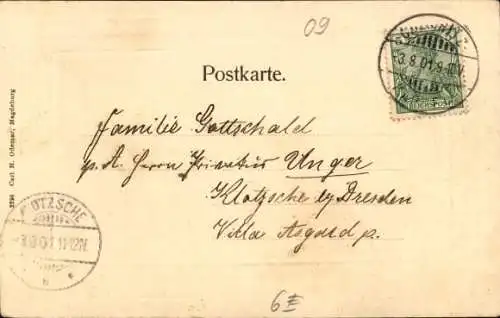 Ak Chemnitz in Sachsen, St. Lucaskirche