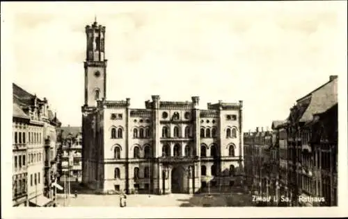 Ak Zittau in Sachsen, Rathaus